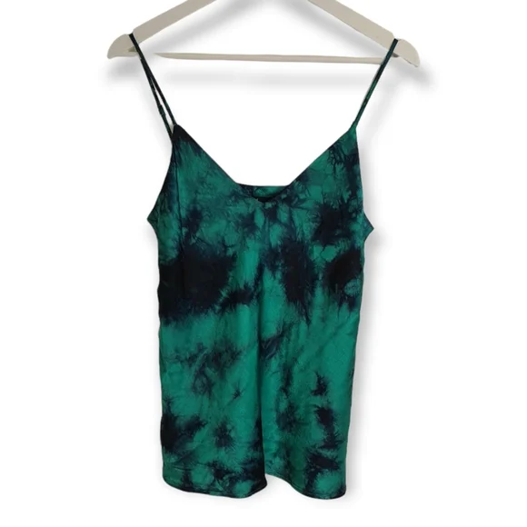Sportsgirl Green and Navy Camisole Top - Picture 1 of 7